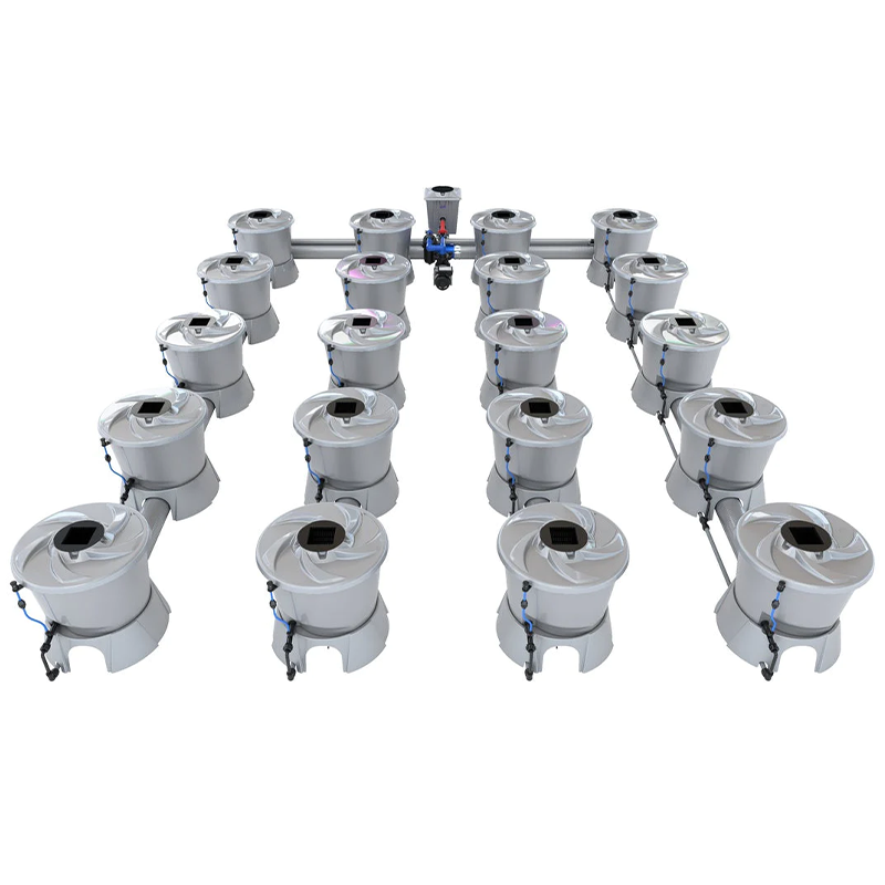 The Alien Hydroponics V-System Kit is a Revolutionary Recirculating Deep Water Culture System that ensures Maximum Yields in your Hydroponic Garden